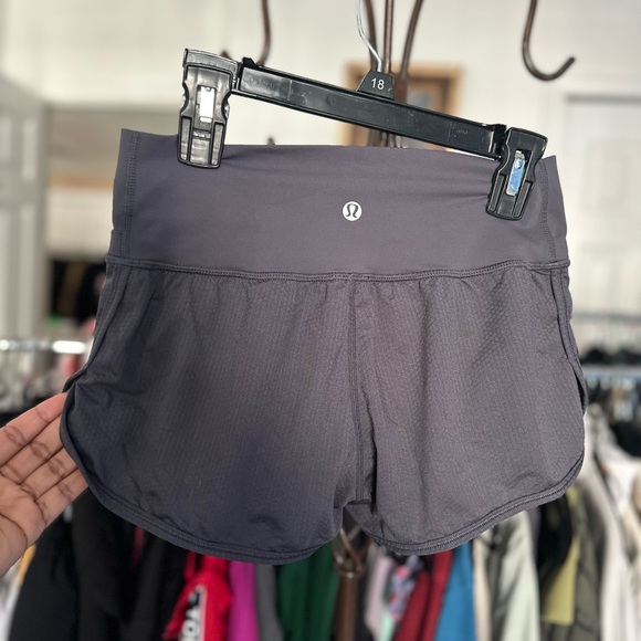 LULULEMON mesh up shorts no size tag SIZE 4 - Picture 4 of 6